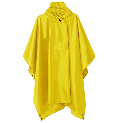3 ใน 1 กระเป๋าเป้สะพายหลังเสื้อกันฝนปีนเขาเดินป่ากลางแจ้ง Rain Cape