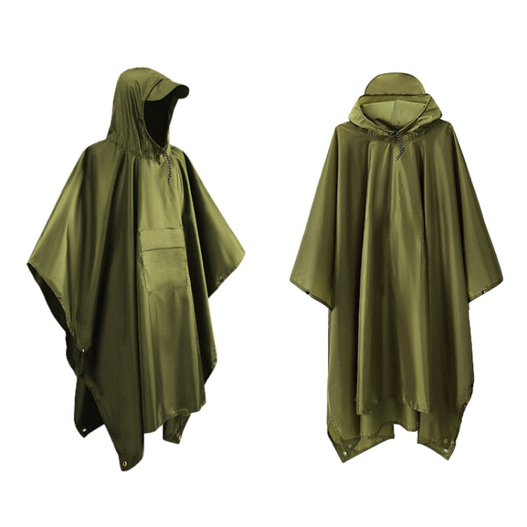3 ใน 1 กระเป๋าเป้สะพายหลังเสื้อกันฝนปีนเขาเดินป่ากลางแจ้ง Rain Cape