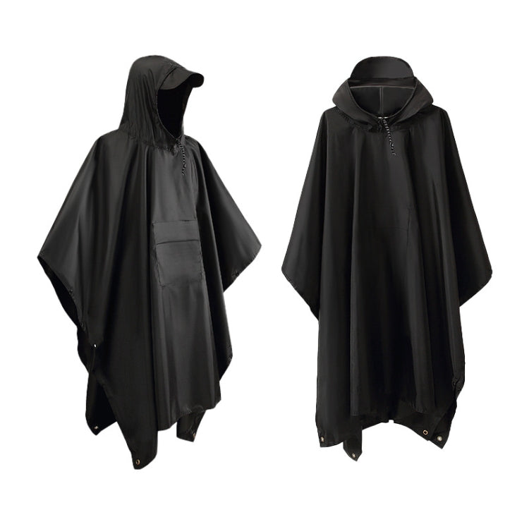 3 ใน 1 กระเป๋าเป้สะพายหลังเสื้อกันฝนปีนเขาเดินป่ากลางแจ้ง Rain Cape