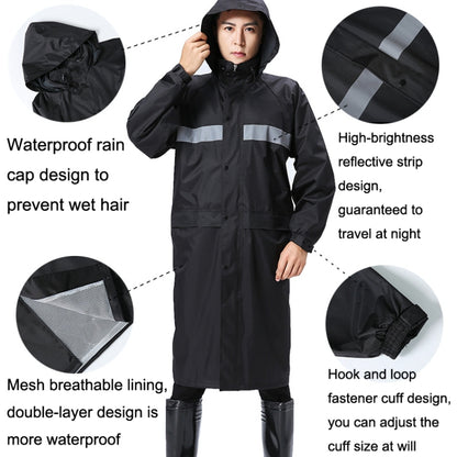 เสื้อกันฝน X18 สยาม เสื้อกันฝนสะท้อนแสงผู้ใหญ่กลางแจ้ง, XL, XXL, XXXL, XXXXL