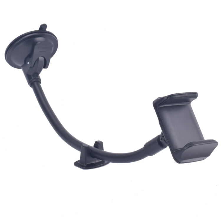 2 PCS Suction Cup Long Soft Hose Windshield Car Mobile Phone Clip Bracket