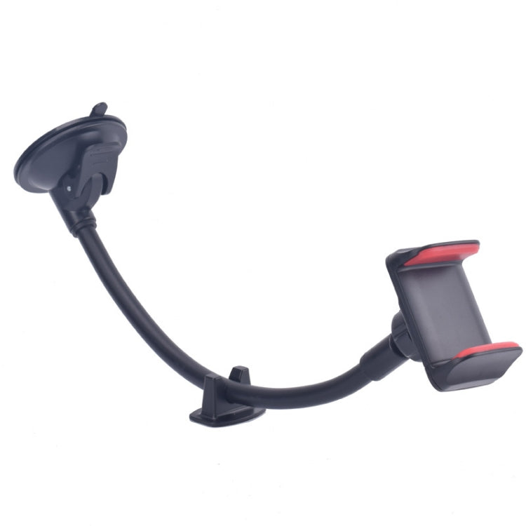 2 PCS Suction Cup Long Soft Hose Windshield Car Mobile Phone Clip Bracket