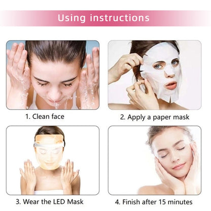 LED Beauty Mask IPL Spectrometer Photon Beauty Skin Rejuvenation Instrument, 908 Seven Color, 908 Three Color