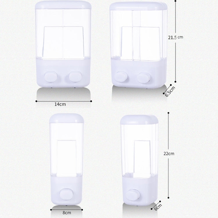 ห้องน้ำโรงแรมเครื่องทำสบู่แบบแขวนผนังวางสบู่ใส, Single Head, Double Head