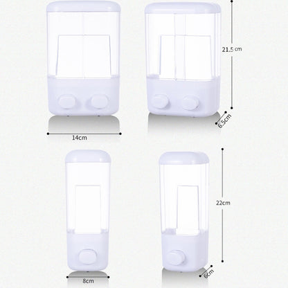ห้องน้ำโรงแรมเครื่องทำสบู่แบบแขวนผนังวางสบู่ใส, Single Head, Double Head
