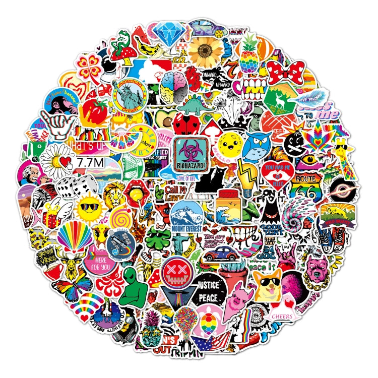 2 ชุด 200 แผ่นสติกเกอร์กราฟฟิตีสีสัน VSCO สติกเกอร์ไวนิลกันน้ำ, Graffiti Stickers