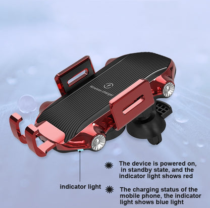 X343 15W Car Wireless Charger ที่วางโทรศัพท์แบบถ้วยดูดแบบเหนี่ยวนำอัจฉริยะ