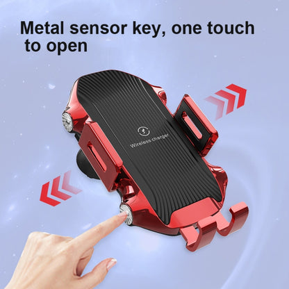 X343 15W Car Wireless Charger ที่วางโทรศัพท์แบบถ้วยดูดแบบเหนี่ยวนำอัจฉริยะ