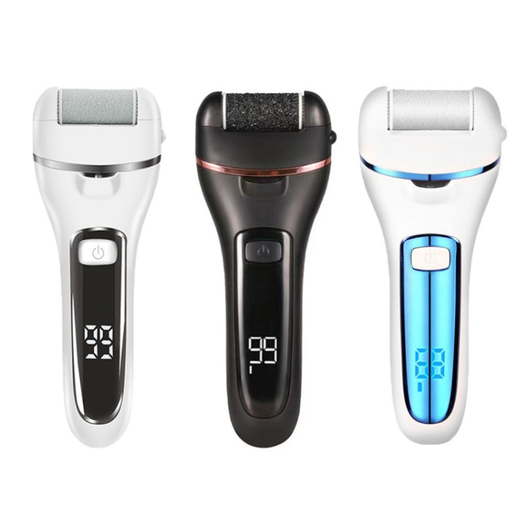 เครื่องเจียรเท้าไฟฟ้าจอแสดงผลแบบดิจิตอลลอกเล็บเท้าแบบชาร์จไฟได้, Black