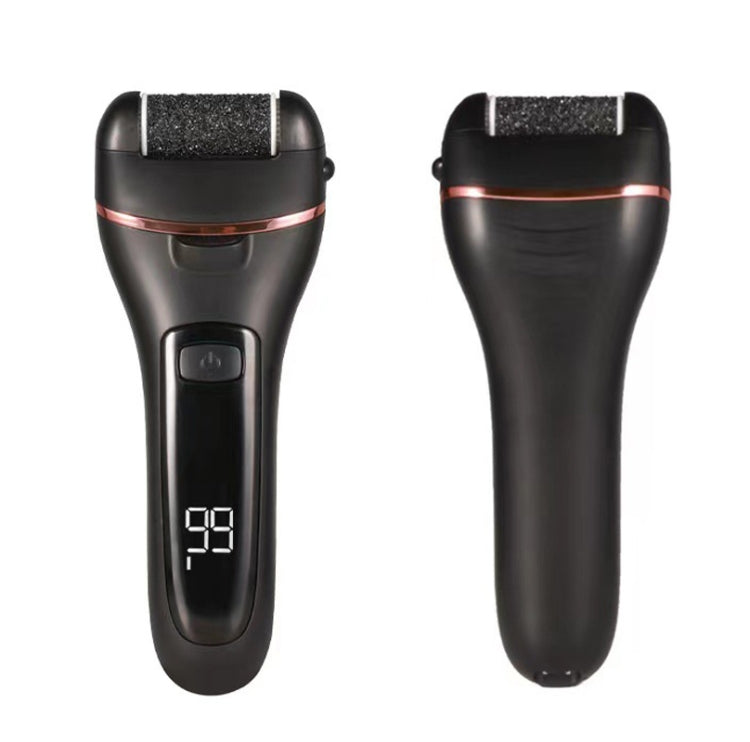 เครื่องเจียรเท้าไฟฟ้าจอแสดงผลแบบดิจิตอลลอกเล็บเท้าแบบชาร์จไฟได้, Black