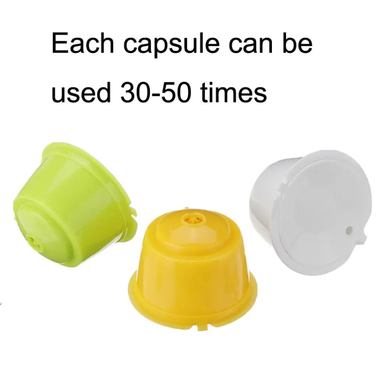 2 ชุดถ้วยกรองกาแฟแคปซูลสำหรับเครื่องชงกาแฟ Dolce Gusto, Color Random Delivery