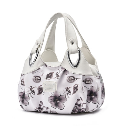 722 กระเป๋าถือสตรีหนังนิ่ม, Green handle Lily, Green Handle Rose, White Handle Green Flower, White Handle Red Flower, White Handle Purple Flower, Black Handle Green Flower, Black Handle Red Flower, Black Handle Purple Flower, White Handle Red Rose     ...