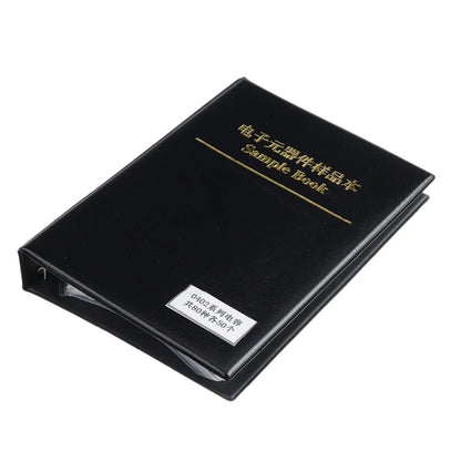 0402 หนังสือตัวอย่างชิ้นส่วนอิเล็กทรอนิกส์ตัวเก็บประจุ SMD