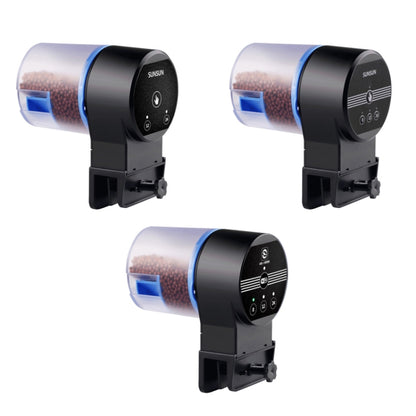 SUNSUN Smart Timing เครื่องให้อาหารตู้ปลาอัตโนมัติ, AK-01S, AK-02 USB, AK-03 WIFI