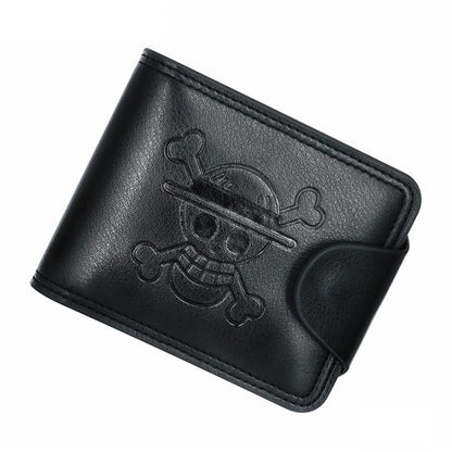 MenBense Men Multi-Card 2 Fold Short Wallet กระเป๋าใส่บัตร, สีดำ, สีน้ำตาล