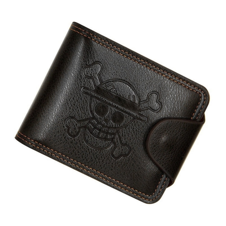MenBense Men Multi-Card 2 Fold Short Wallet กระเป๋าใส่บัตร, สีดำ, สีน้ำตาล