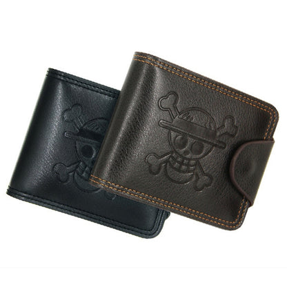 MenBense Men Multi-Card 2 Fold Short Wallet กระเป๋าใส่บัตร, สีดำ, สีน้ำตาล