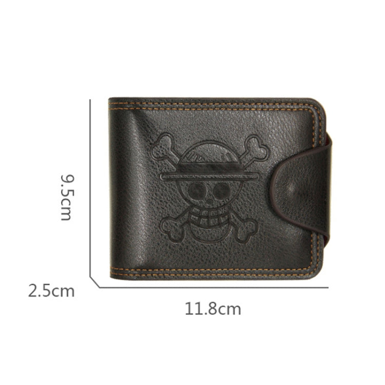 MenBense Men Multi-Card 2 Fold Short Wallet กระเป๋าใส่บัตร, สีดำ, สีน้ำตาล