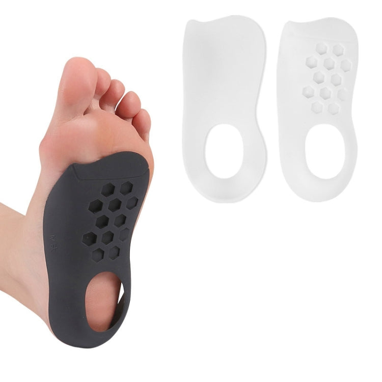โบว์เท้าแบน 2 คู่แก้ไข XO Leg Orthopedic Insole, ขนาด:, M (White), L (White), M (Black), L (Black)
