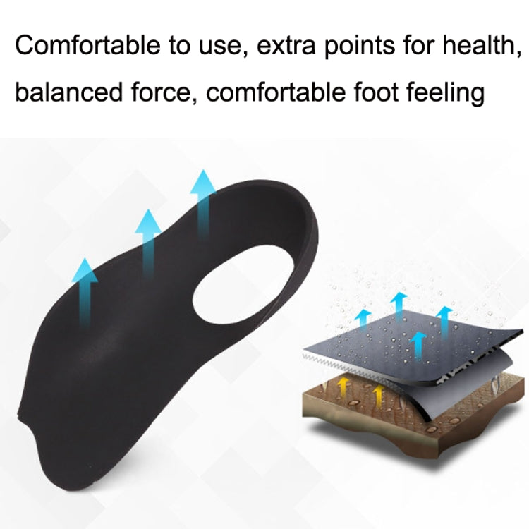 โบว์เท้าแบน 2 คู่แก้ไข XO Leg Orthopedic Insole, ขนาด:, M (White), L (White), M (Black), L (Black)