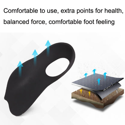 โบว์เท้าแบน 2 คู่แก้ไข XO Leg Orthopedic Insole, ขนาด:, M (White), L (White), M (Black), L (Black)