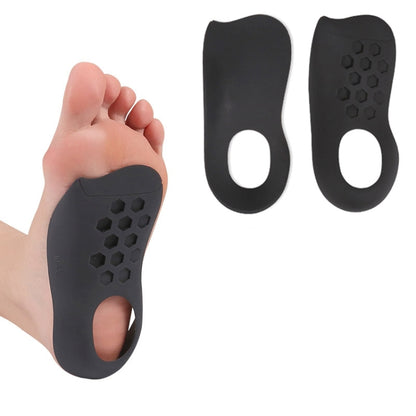 โบว์เท้าแบน 2 คู่แก้ไข XO Leg Orthopedic Insole, ขนาด:, M (White), L (White), M (Black), L (Black)
