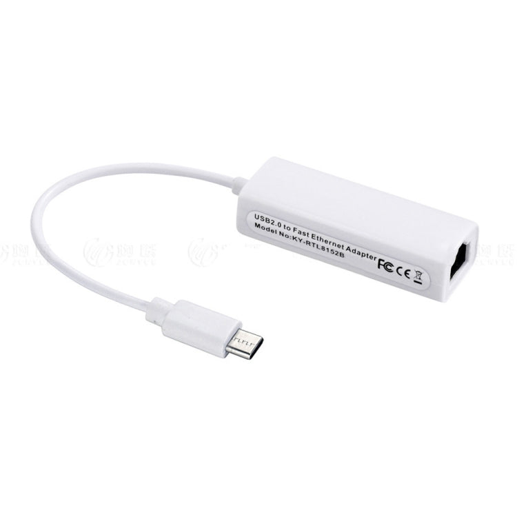 การ์ดเครือข่าย Type-C/USB-C ที่ปราศจากไดรเวอร์ 100M, Type-C