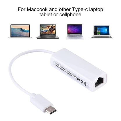 การ์ดเครือข่าย Type-C/USB-C ที่ปราศจากไดรเวอร์ 100M, Type-C