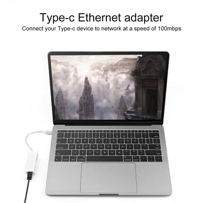 การ์ดเครือข่าย Type-C/USB-C ที่ปราศจากไดรเวอร์ 100M, Type-C