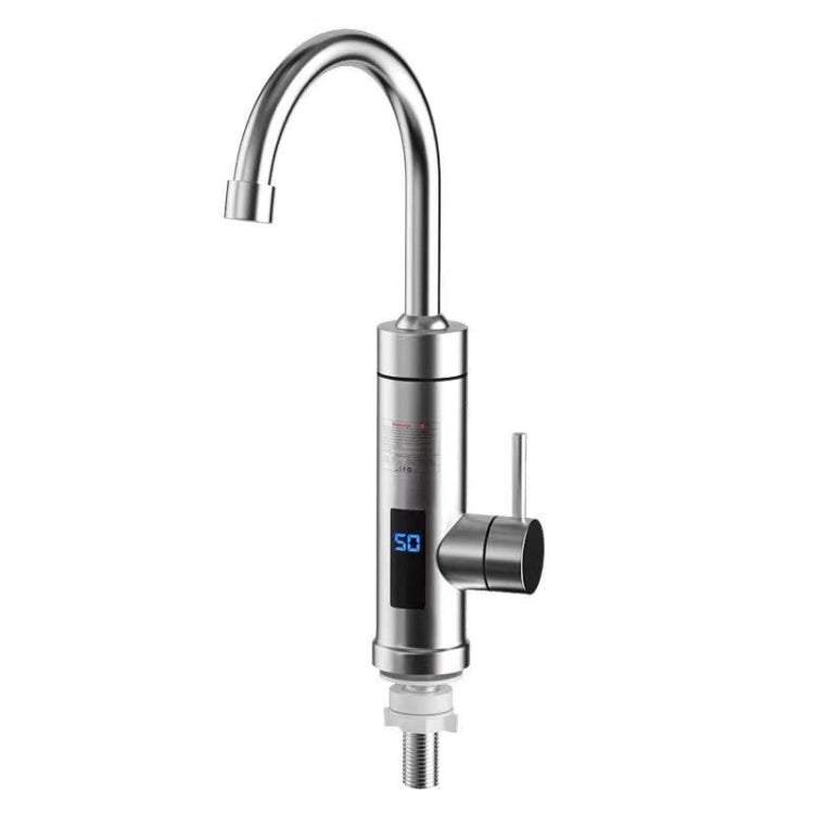 ครัวในครัวเรือนก๊อกน้ำร้อนไฟฟ้า EU Plug สไตล์:, Stainless Steel Type, Stainless Steel Universal Pipe Type