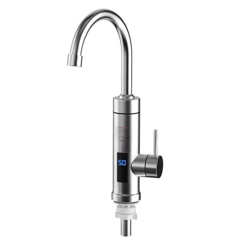 ครัวในครัวเรือนก๊อกน้ำร้อนไฟฟ้า EU Plug สไตล์:, Stainless Steel Type, Stainless Steel Universal Pipe Type