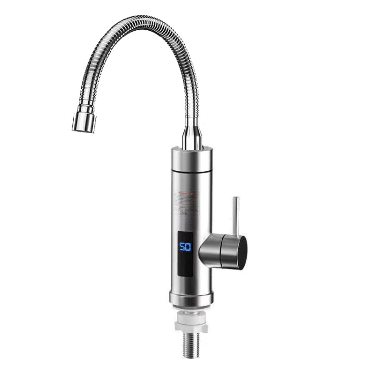 ครัวในครัวเรือนก๊อกน้ำร้อนไฟฟ้า EU Plug สไตล์:, Stainless Steel Type, Stainless Steel Universal Pipe Type