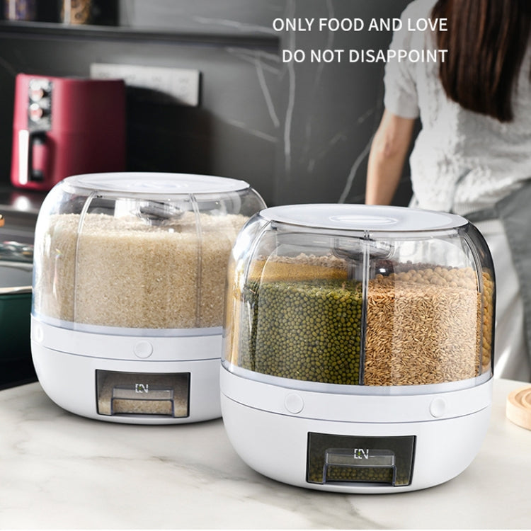 กล่องเก็บซีเรียลแบ่งช่องครัวหมุนได้, Cereal Storage Box