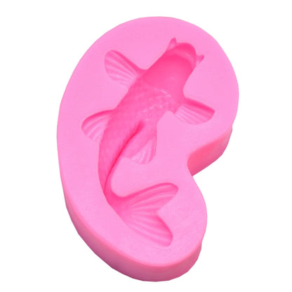 2 ชิ้นปลาทองเบเกอรี่ Fondant ซิลิโคนแม่พิมพ์เค้กตกแต่ง, Goldfish