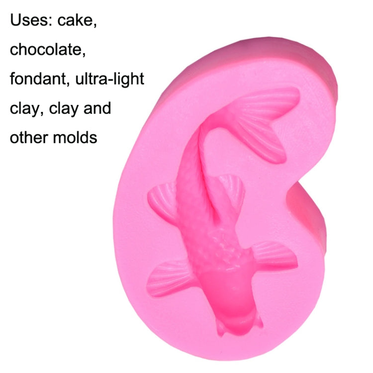2 ชิ้นปลาทองเบเกอรี่ Fondant ซิลิโคนแม่พิมพ์เค้กตกแต่ง, Goldfish