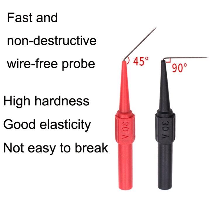 ปากกามัลติมิเตอร์ทดสอบการซ่อมแซมรถยนต์ Coarse Probe, สี:, Black, Red, Red + Black