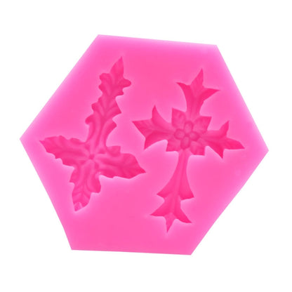 4 PCS Cross Shape ซิลิโคน Fondant เค้กแม่พิมพ์เครื่องมืออบ, Cross Shape
