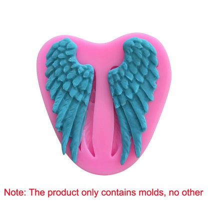5 PCS Angel Wings เค้กซิลิโคนแม่พิมพ์เครื่องมืออบ, Angel Wings