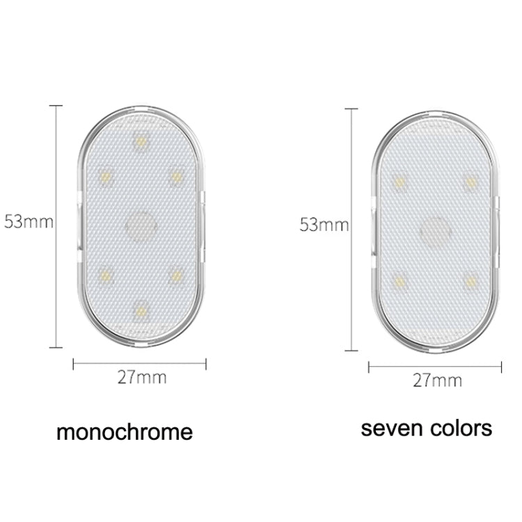 2 PCS ไฟอ่านหนังสือไฟ LED Touch Sensing Ambient Light สไตล์:, White, Ice Blue, Blue, Pink Purple, Colorful