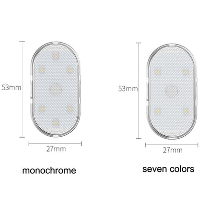 2 PCS ไฟอ่านหนังสือไฟ LED Touch Sensing Ambient Light สไตล์:, White, Ice Blue, Blue, Pink Purple, Colorful