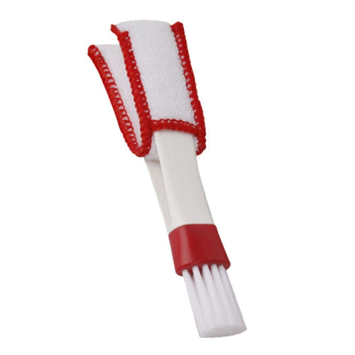 แปรงล้างรถ 5 ชิ้น Soft Hub เครื่องมือกำจัดฝุ่นอเนกประสงค์, Red White Air Outlet Brush, Red Gray Air Outlet Brush, Red Sponge Brush, Red Wheel Brush