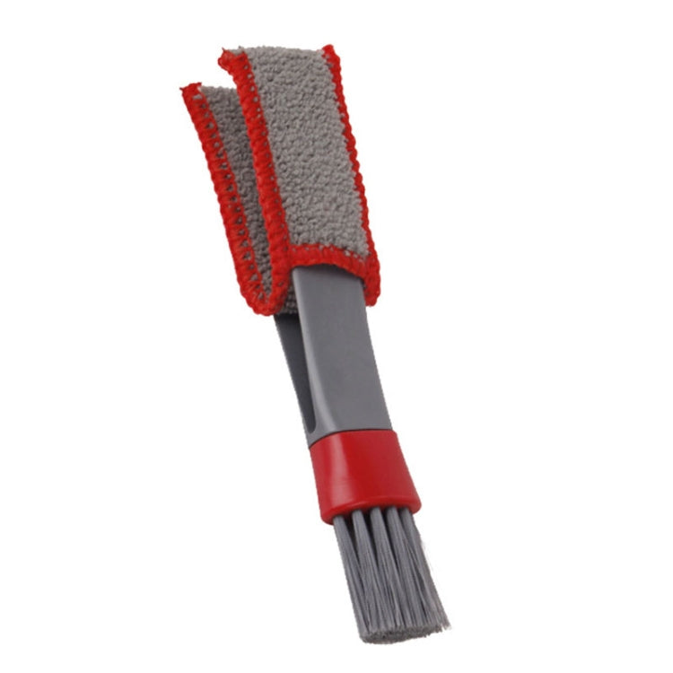 แปรงล้างรถ 5 ชิ้น Soft Hub เครื่องมือกำจัดฝุ่นอเนกประสงค์, Red White Air Outlet Brush, Red Gray Air Outlet Brush, Red Sponge Brush, Red Wheel Brush