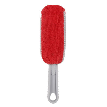 แปรงล้างรถ 5 ชิ้น Soft Hub เครื่องมือกำจัดฝุ่นอเนกประสงค์, Red White Air Outlet Brush, Red Gray Air Outlet Brush, Red Sponge Brush, Red Wheel Brush