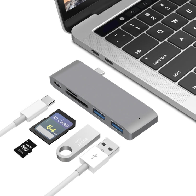 USB-C เป็น HDMI Splitter Docking Station Card Reader, ข้อมูลจำเพาะ:, 5 in 1 Gray, 5 in 1 Silver, 6 in 1 Gray, 6 in 1 Silver