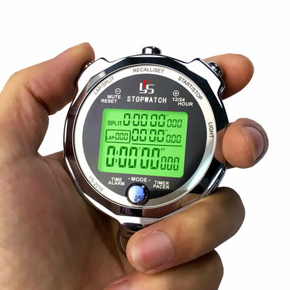 YS Running Training Stopwatch Timer Metal Luminous Stopwatch สไตล์:, One Hundred Memory, Two Hundred Memory