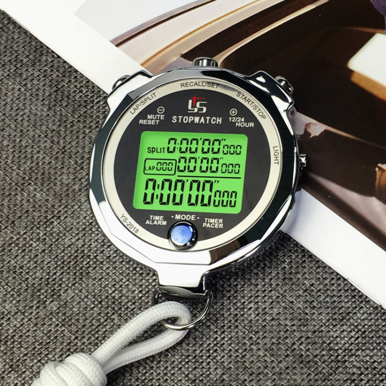 YS Running Training Stopwatch Timer Metal Luminous Stopwatch สไตล์:, One Hundred Memory, Two Hundred Memory
