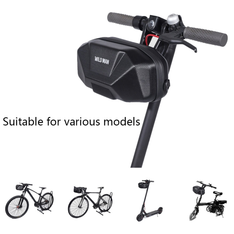 WILD MAN X9 3.5L กระเป๋ากันน้ำหัวรถจักรยานเปลือกแข็ง EVA, X9 3.5L (Black)