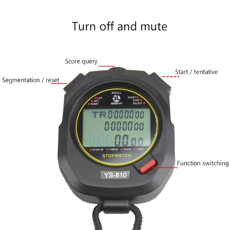 YS Electronic Stopwatch Timer Track And Field Training Running Watch สไตล์:, YS-810 10 Memories (Black), YS-830 30 Memories (Black), YS-860 60 Memories (Black), YS-8100 100 Memories (Black), YS-810 10 Memories (White), YS-830 30 Memories (White)       ...