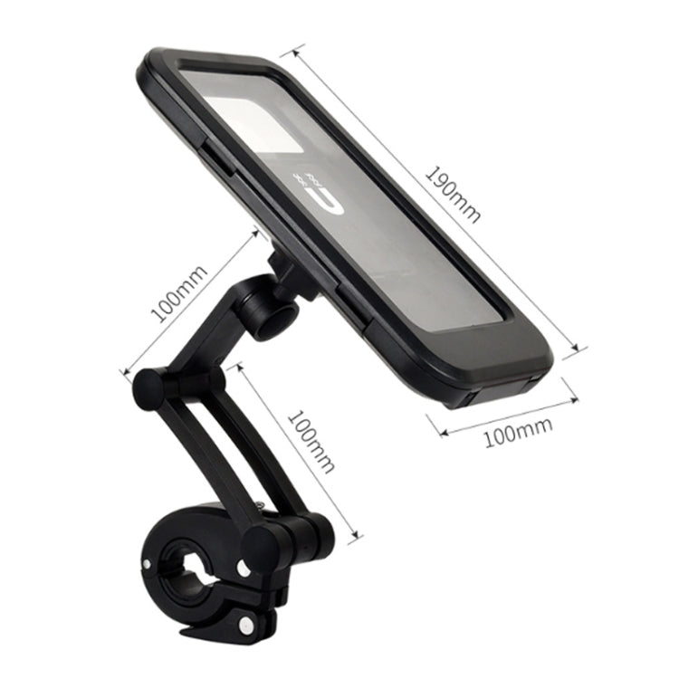 กระเป๋าใส่โทรศัพท์มือถือติดจักรยาน Mountain Bike Waterproof Bag, Black