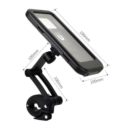 กระเป๋าใส่โทรศัพท์มือถือติดจักรยาน Mountain Bike Waterproof Bag, Black